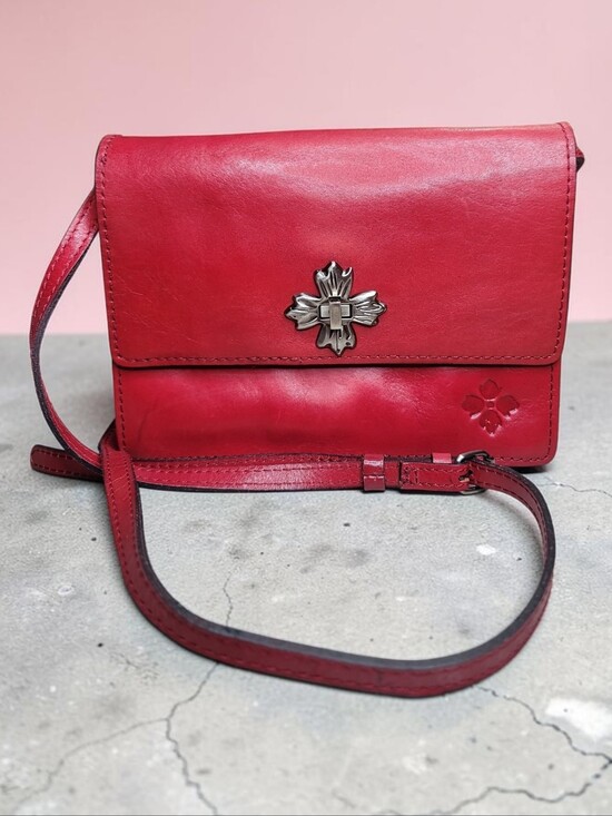 Patricia Nash Handbags - Patricia Nash Consilina Floret Leather Crossbody Bag